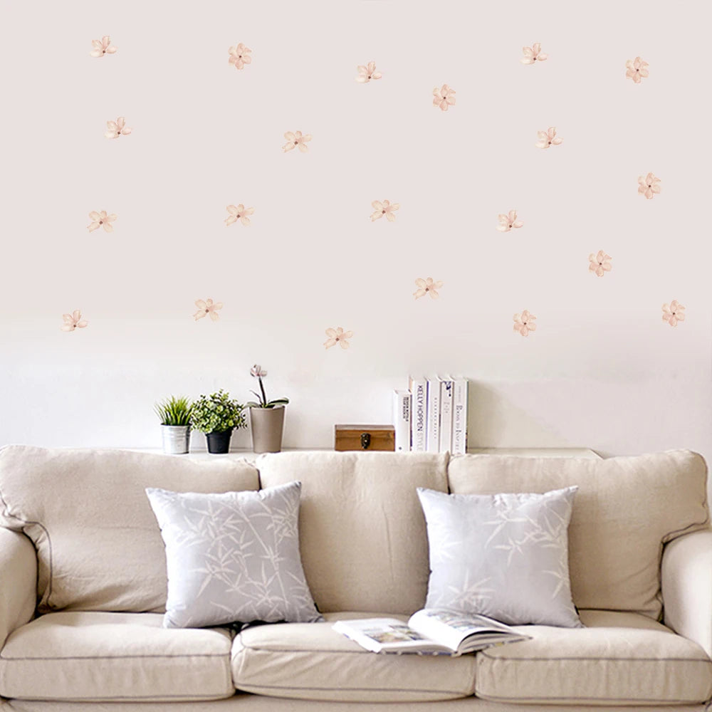 Boho Daisy Flower Nursery Wall Stickers For Kids